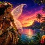 Island fairy at the Buderim Fairy Festival