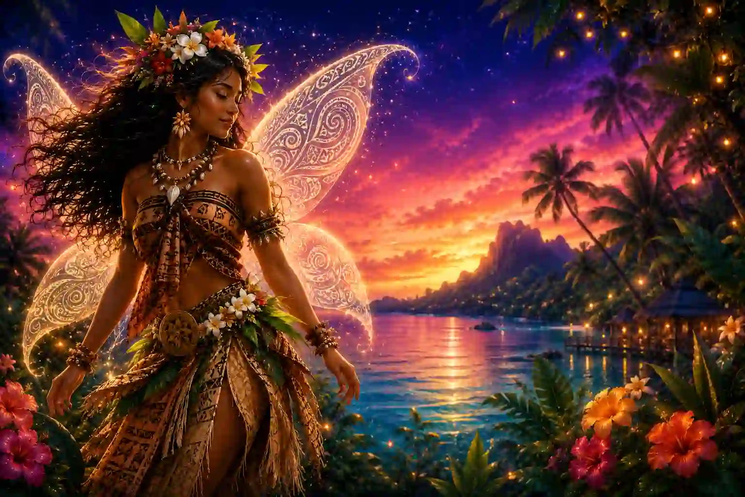 Island fairy at the Buderim Fairy Festival